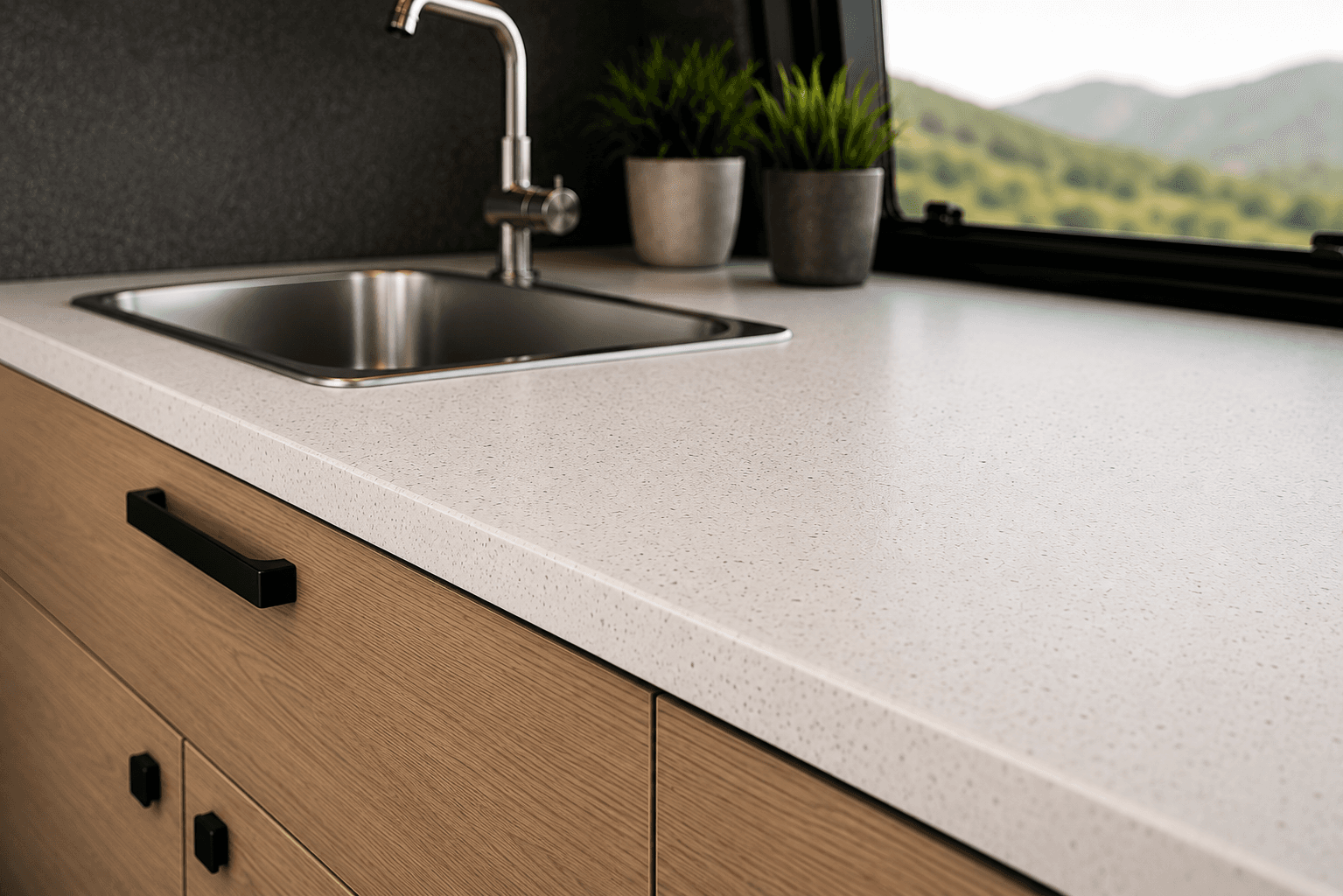 Worktop finish example 1