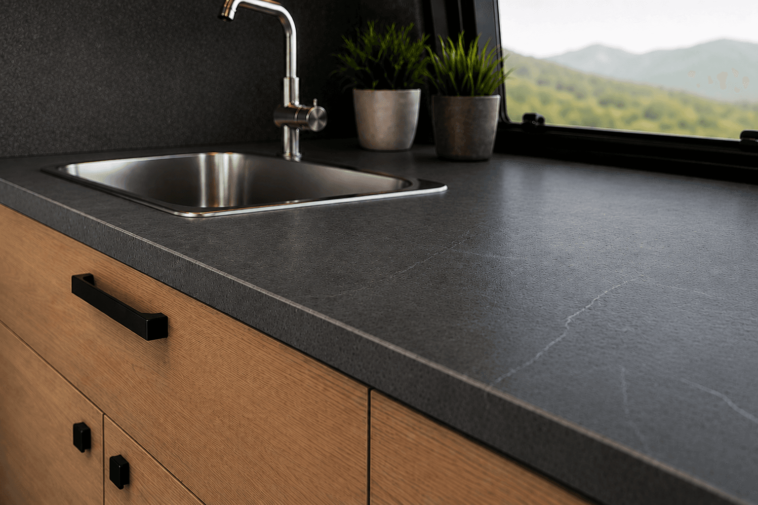 Worktop finish example 4